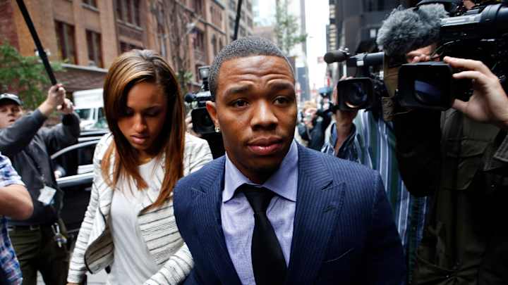 Former Ravens RB Ray Rice coaches at NFLPA Collegiate Bowl