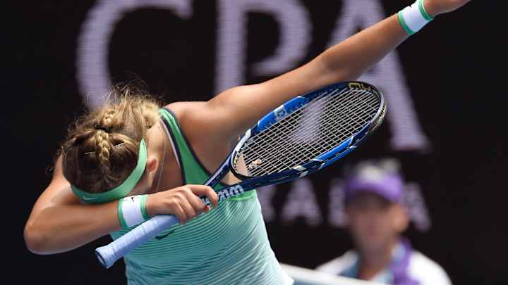 Victoria Azarenka introduces "dabbing" Down Under