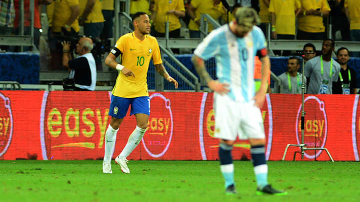Watch: Brazil routs Argentina in World Cup qualifier as Neymar scores 50th goal