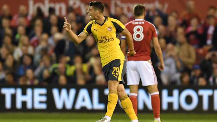Watch: Granit Xhaka scores on long blast for Arsenal again