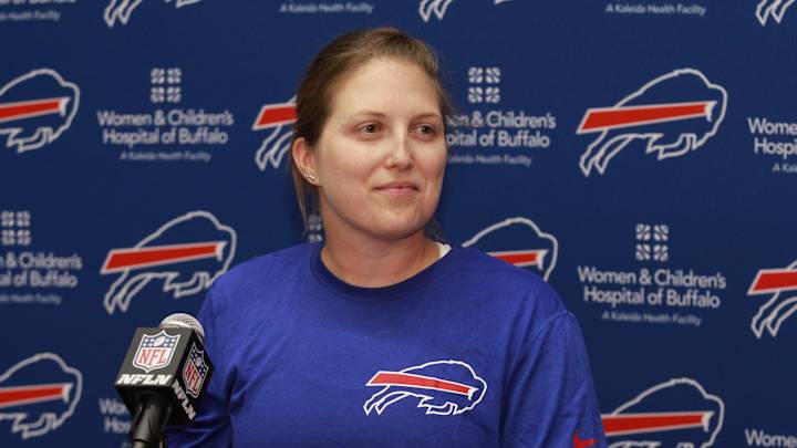 Kathryn Smith easing into her role as Bills assistant coach