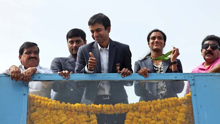 India welcomes back Sindhu after rare medal in Rio