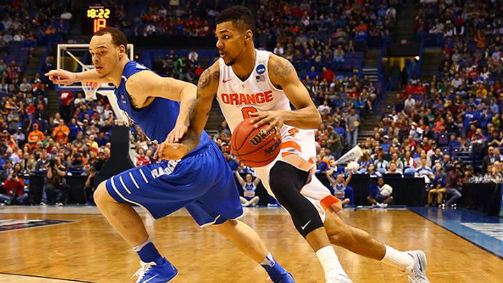Syracuse, which crashed the Big Dance, relishing run to Sweet 16