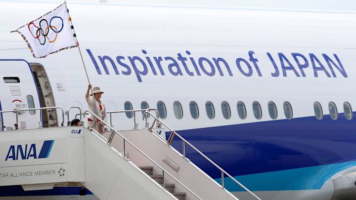 Olympic flag arrives in Tokyo, host of next Summer Games