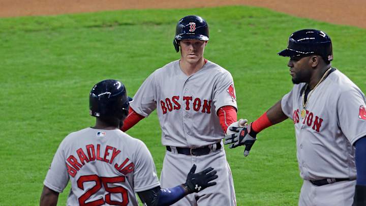 Bradley, Bosox win in 12 vs Astros after Kimbrel blows save Bradley, Bosox win in 12 vs Astros after Kimbrel blows save