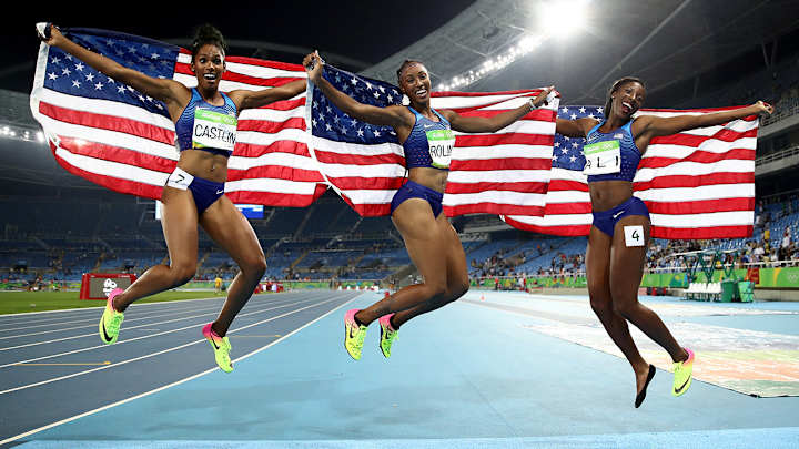 U.S. trio completes historic sweep of women’s 100 meter hurdles at Rio Olympics