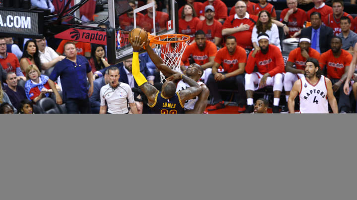 Physical intensity picks up between Cavaliers and Raptors