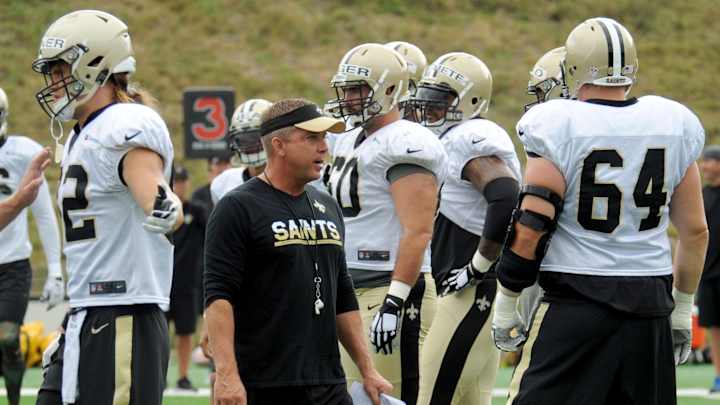 Saints' Peat making his presence felt at tackle and guard Saints' Peat making his presence felt at tackle and guard