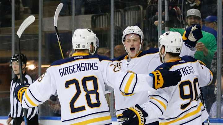 O'Reilly scores twice, Sabres deny Rangers with 4-3 win