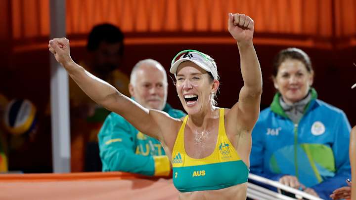 American men advance to Olympic beach volleyball quarters