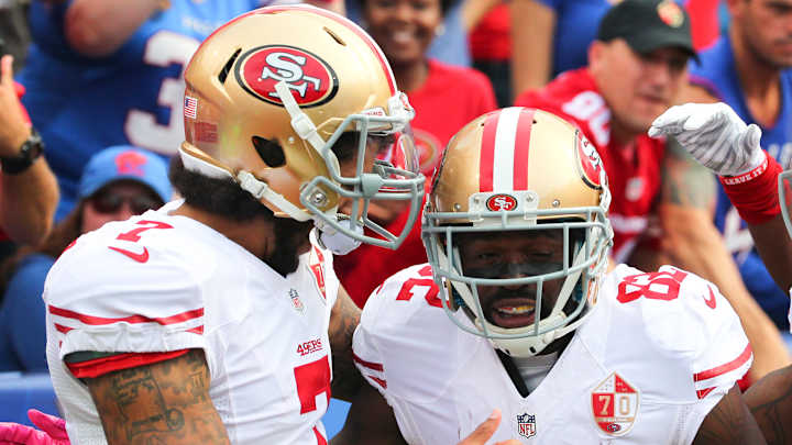 Watch: Colin Kaepernick throws 53-yard TD pass for first score of season