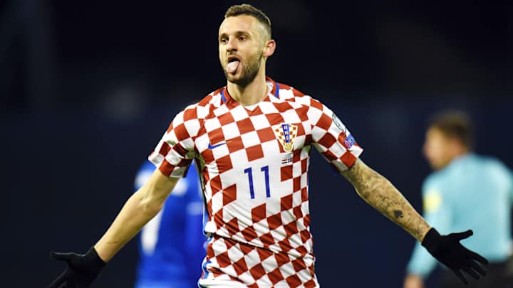 Marcelo Brozovic scores two goals as Croatia beats Iceland