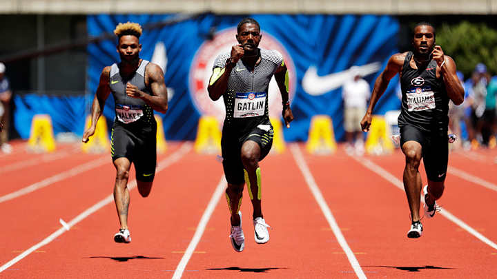 Watch: Justin Gatlin wins 100 meters in 9.80 at Olympic trials