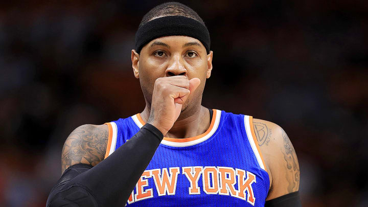 Watch: Carmelo Anthony ejected for striking Hawks’ Sefolosha Watch: Carmelo Anthony ejected for striking Hawks’ Sefolosha