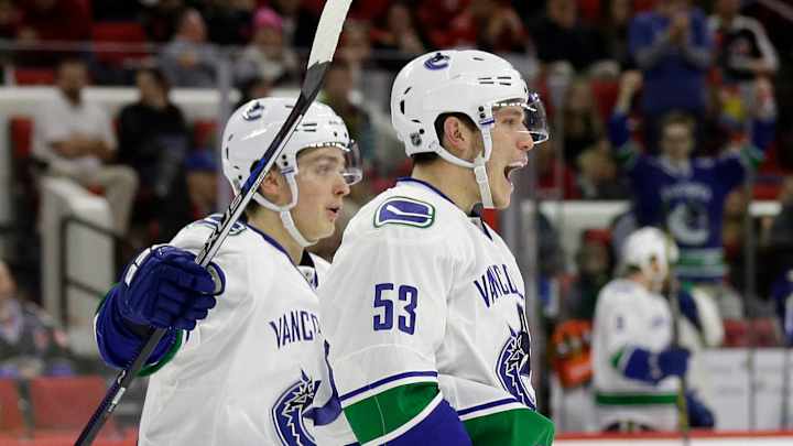 Horvat gets 2nd goal in OT, Canucks beat Hurricanes 3-2