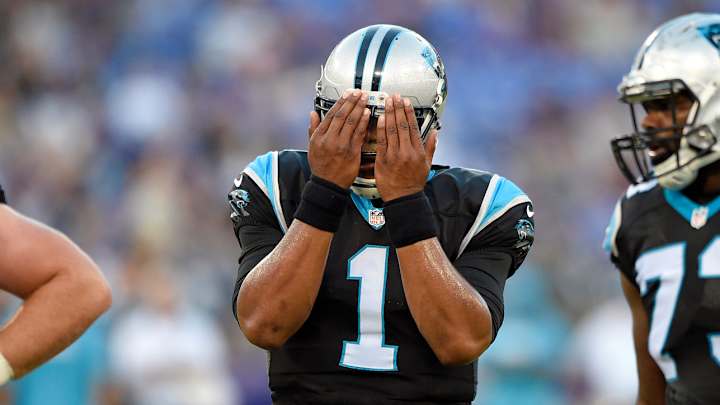 Cam Newton’s sideline celebration wipes out 95-yard touchdown