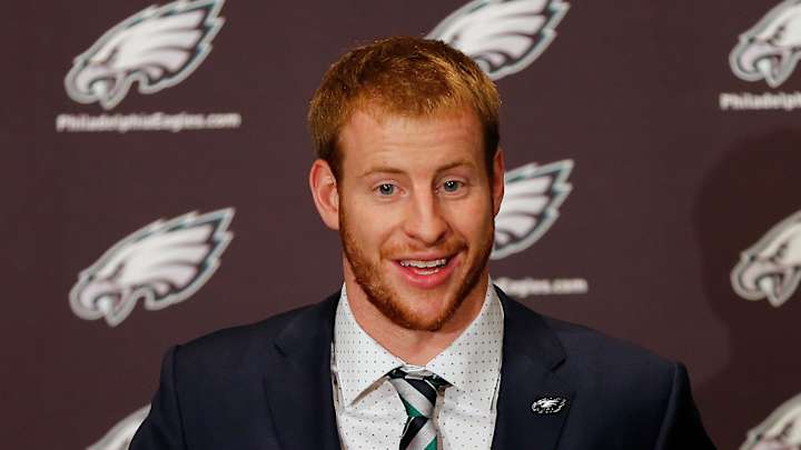 QB Carson Wentz signs four-year contract with the Eagles