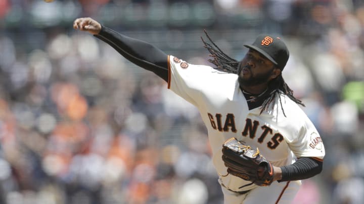 Johnny Cueto earns 10th win as Giants sweep Brewers
