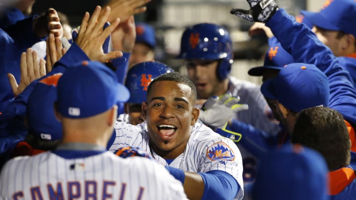 Cespedes returns from bruised thigh, back in Mets' lineup