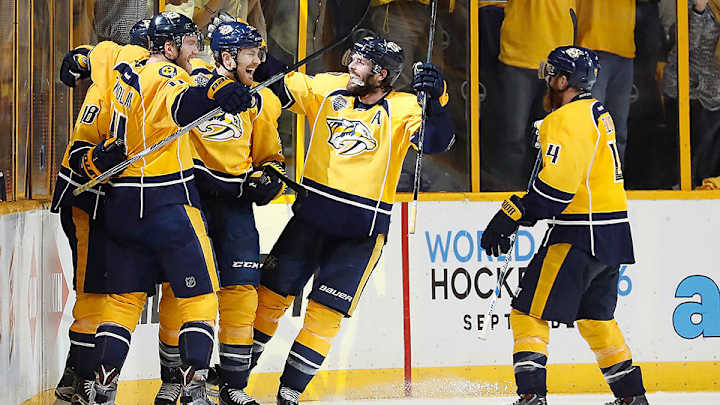 Predators’ Fisher scores in 3OT to tie series with Sharks Predators’ Fisher scores in 3OT to tie series with Sharks