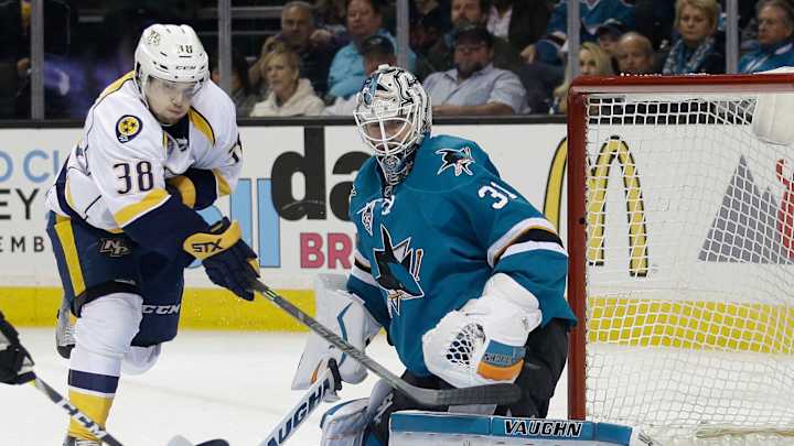 Joel Ward leads Sharks past Predators 5-2 in Game 1 Joel Ward leads Sharks past Predators 5-2 in Game 1