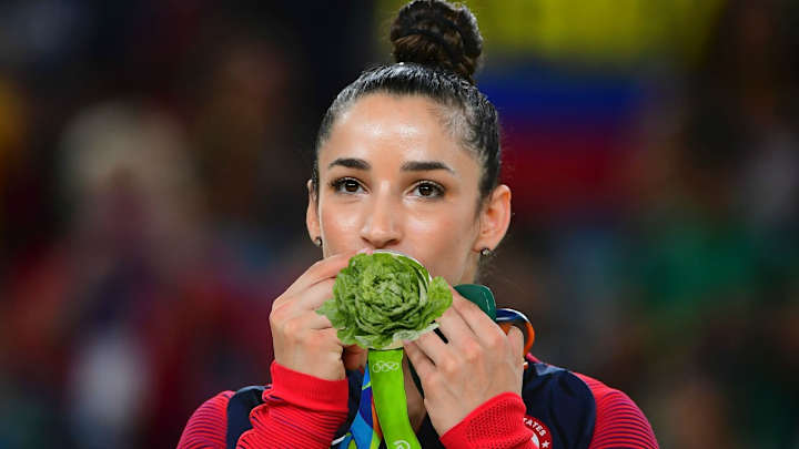 Aly Raisman had a funny response when Michelle Obama asked for eating advice