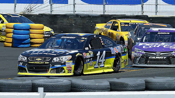 Hamlin insists he didn't let retiring Stewart win in Sonoma