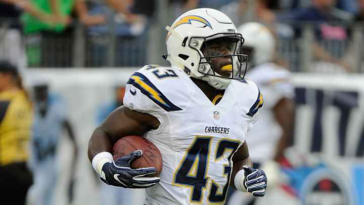 Report: Chargers RB Branden Oliver (Achilles) out for season