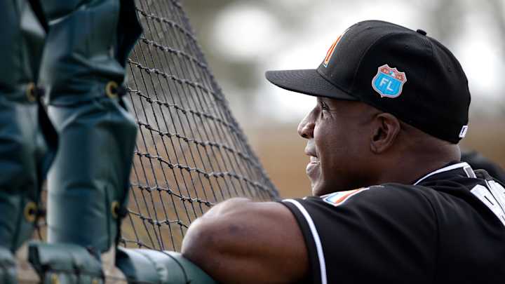 Friendly homers between Bonds and Stanton at spring training Friendly homers between Bonds and Stanton at spring training