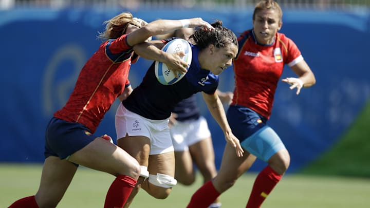 France wins first game of rugby's return to Olymipcs