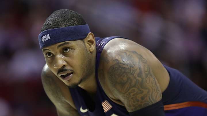 Leading man: Anthony embraces role as US team's leader