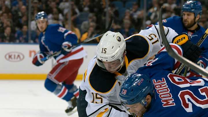Rangers build 3-0 lead, hang on for 4-2 win over Sabres