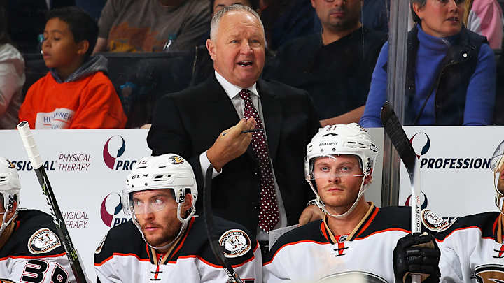 Back in Anaheim: Ducks coach Randy Carlyle on his unusual return, team outings, more