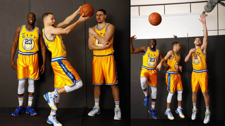 Golden State Warriors SI cover shoot outtakes