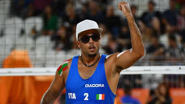 Watch: Olympic volleyball player’s 'skyball' serve sends ball 100 feet in the air