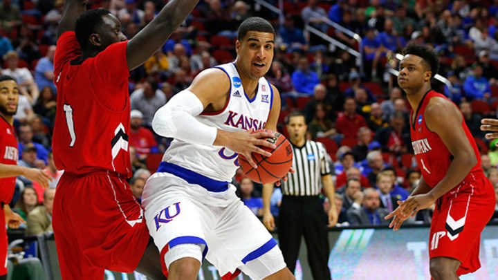 Kansas routs Austin Peay, 105–79, to set up meeting with UConn Kansas routs Austin Peay, 105–79, to set up meeting with UConn