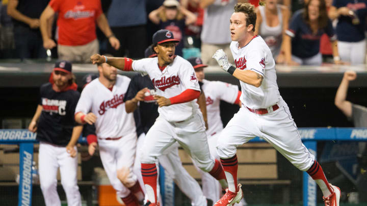Watch: Indians win on inside-the-park walk-off home run