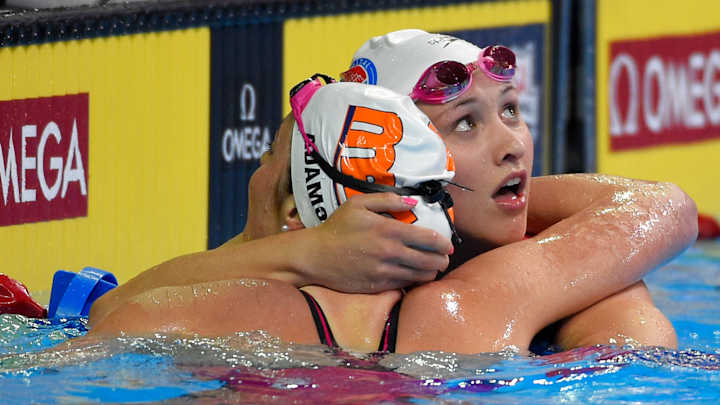 Adams gets scare before DQ is overturned at US swim trials