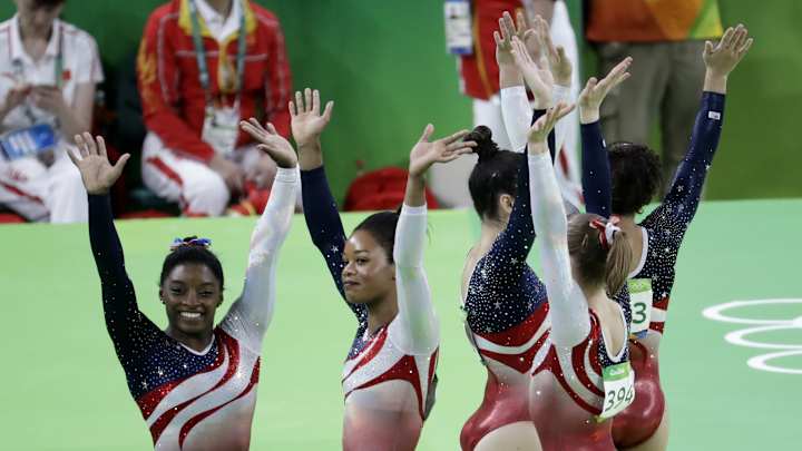 Karolyi's 'Final Five' US team wins gymnastics gold