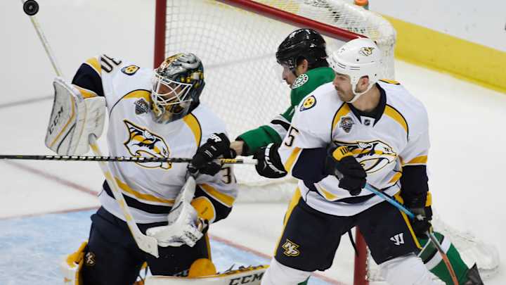 Stars beat Predators 3-2 to clinch Central title Stars beat Predators 3-2 to clinch Central title