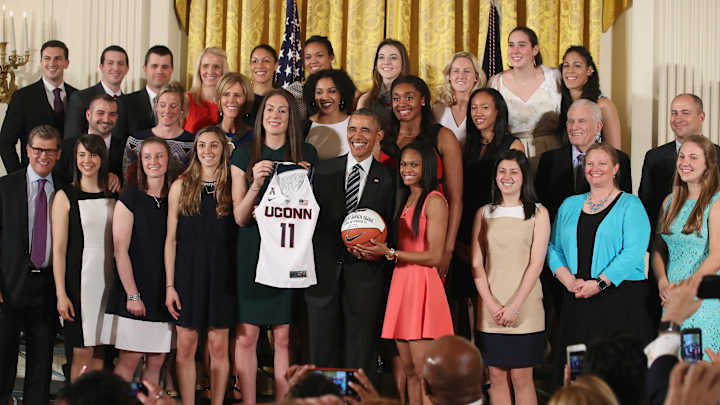 President Obama honors UConn women's basketball team President Obama honors UConn women's basketball team