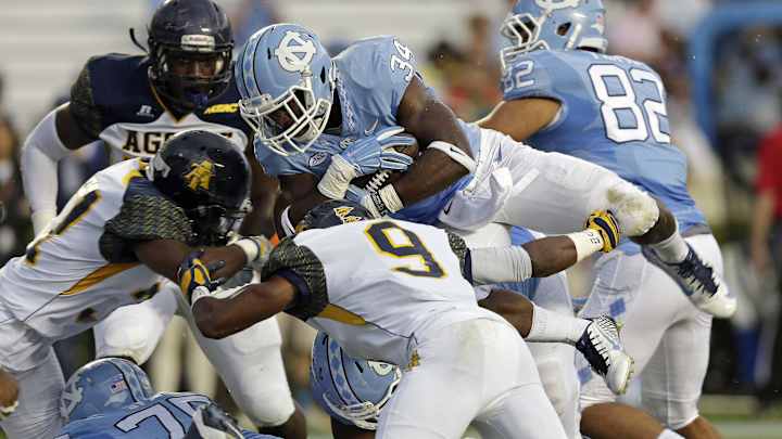 North Carolina beats North Carolina A&T 53-14