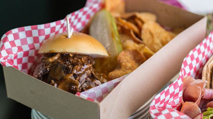 Prepping food for 90,000 Triple Crown hopefuls at Belmont Park