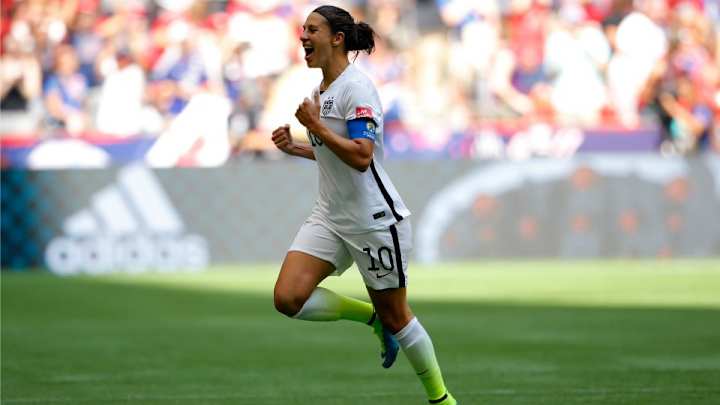 Carli Lloyd has 372 text messages after World Cup hat trick