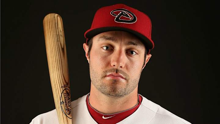 Diamondbacks' A.J. Pollock serves as warning before team photos Diamondbacks' A.J. Pollock serves as warning before team photos