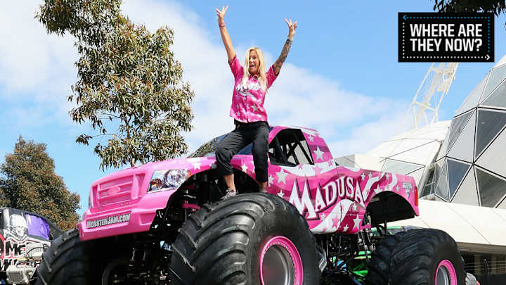 Follow pro wrestler Madusa's path from body slams to monster trucks Follow pro wrestler Madusa's path from body slams to monster trucks