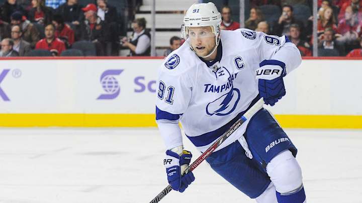 Rangers' Derick Brassard tried to steal Steven Stamkos's stick