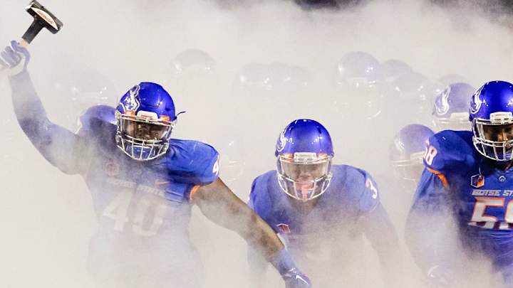 Photos: Boise State unveils Halloween edition helmets for UNLV game Photos: Boise State unveils Halloween edition helmets for UNLV game