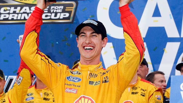 Logano wins with controversial finish at Talladega