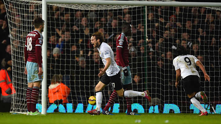 Daley Blind rescues Manchester United with late goal vs. West Ham